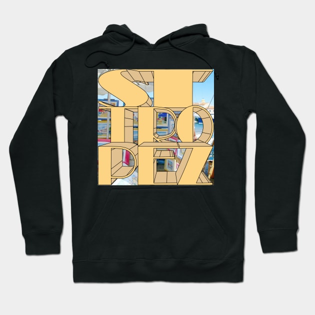 St. Tropez paintings in the harbor Hoodie by robelf